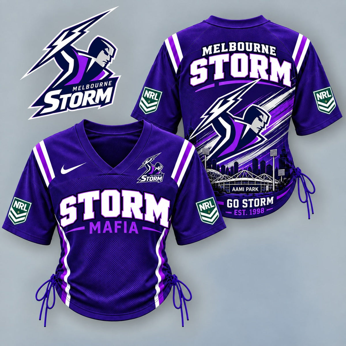 MS Premium EPL Game Day Women Lace-Up Jersey Shirt