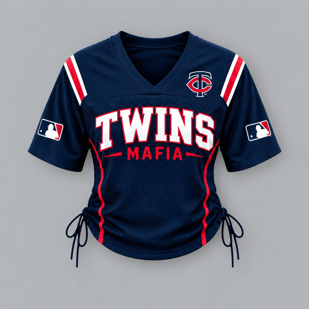 MT Premium MLB Game Day Women Lace-Up Jersey Shirt
