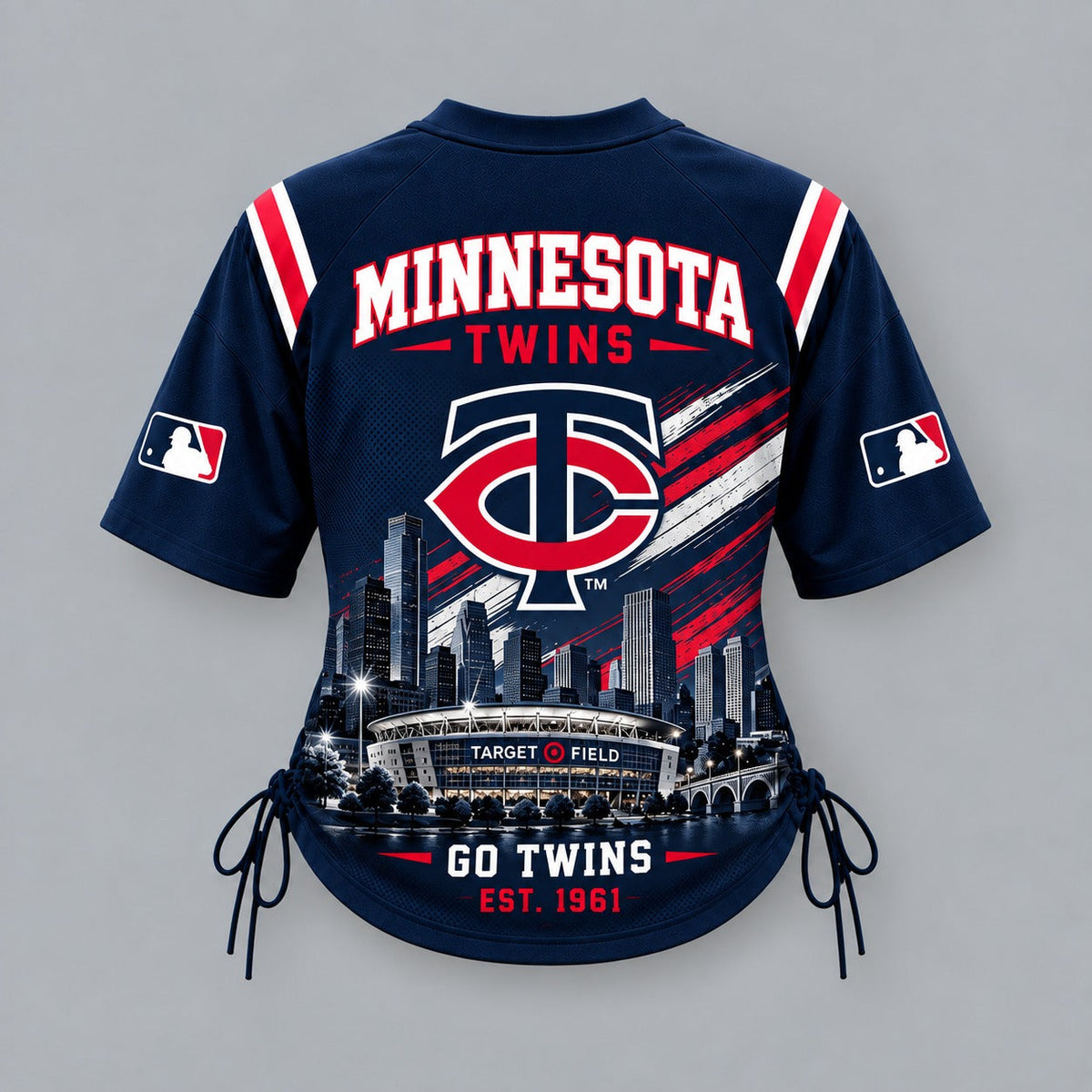 MT Premium MLB Game Day Women Lace-Up Jersey Shirt