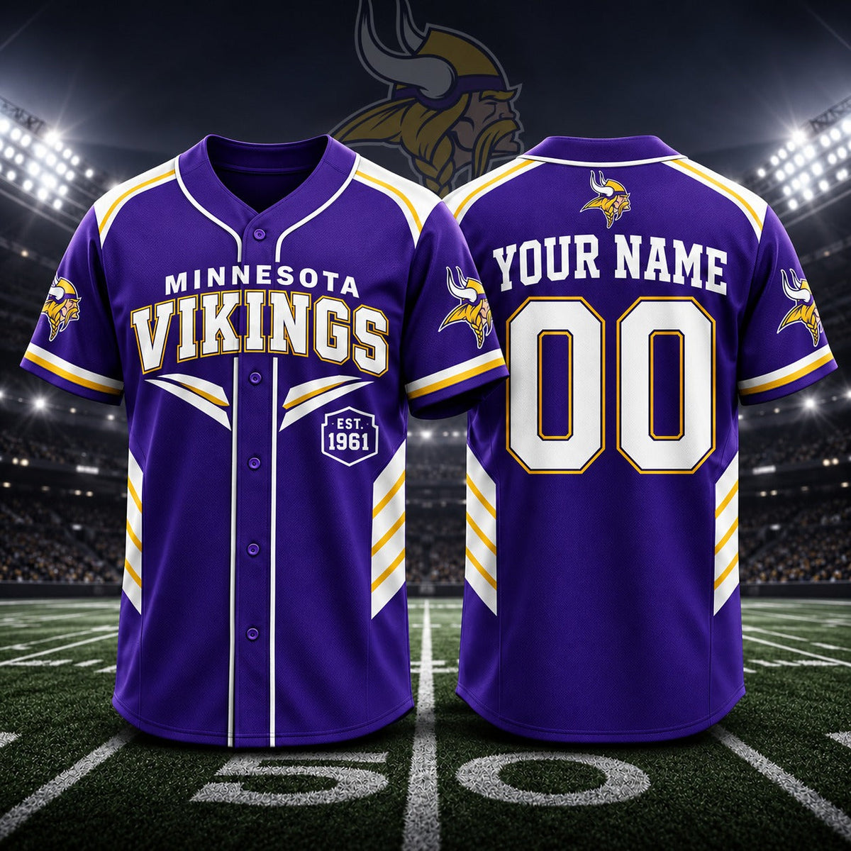 MV Premium NFL Custom Name and Number Jersey