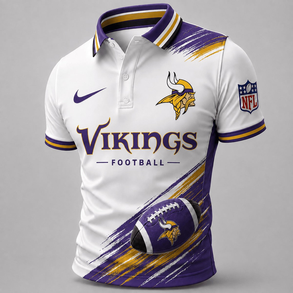 MV Premium NFL Dynamic Gridiron Style Polo