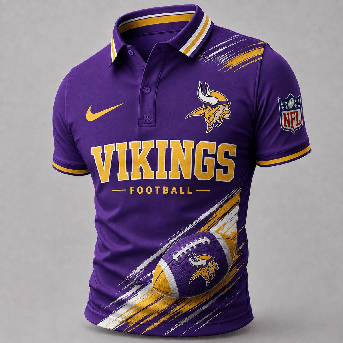 MV Premium NFL Dynamic Gridiron Style Polo