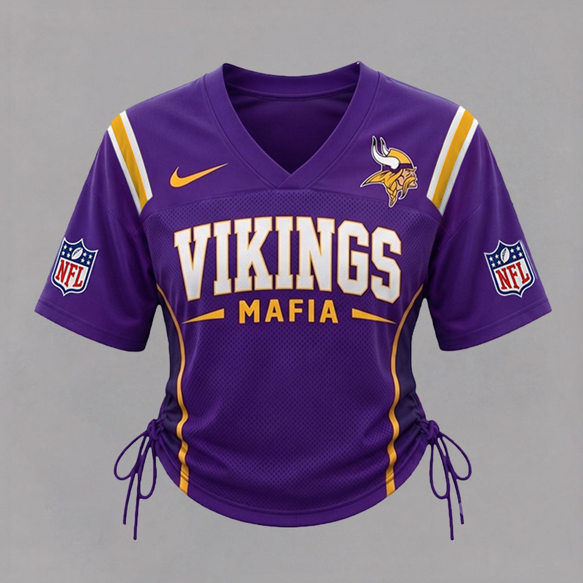 MV Premium NFL Game Day Women Lace-Up Jersey Shirt