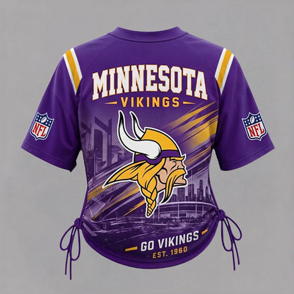 MV Premium NFL Game Day Women Lace-Up Jersey Shirt