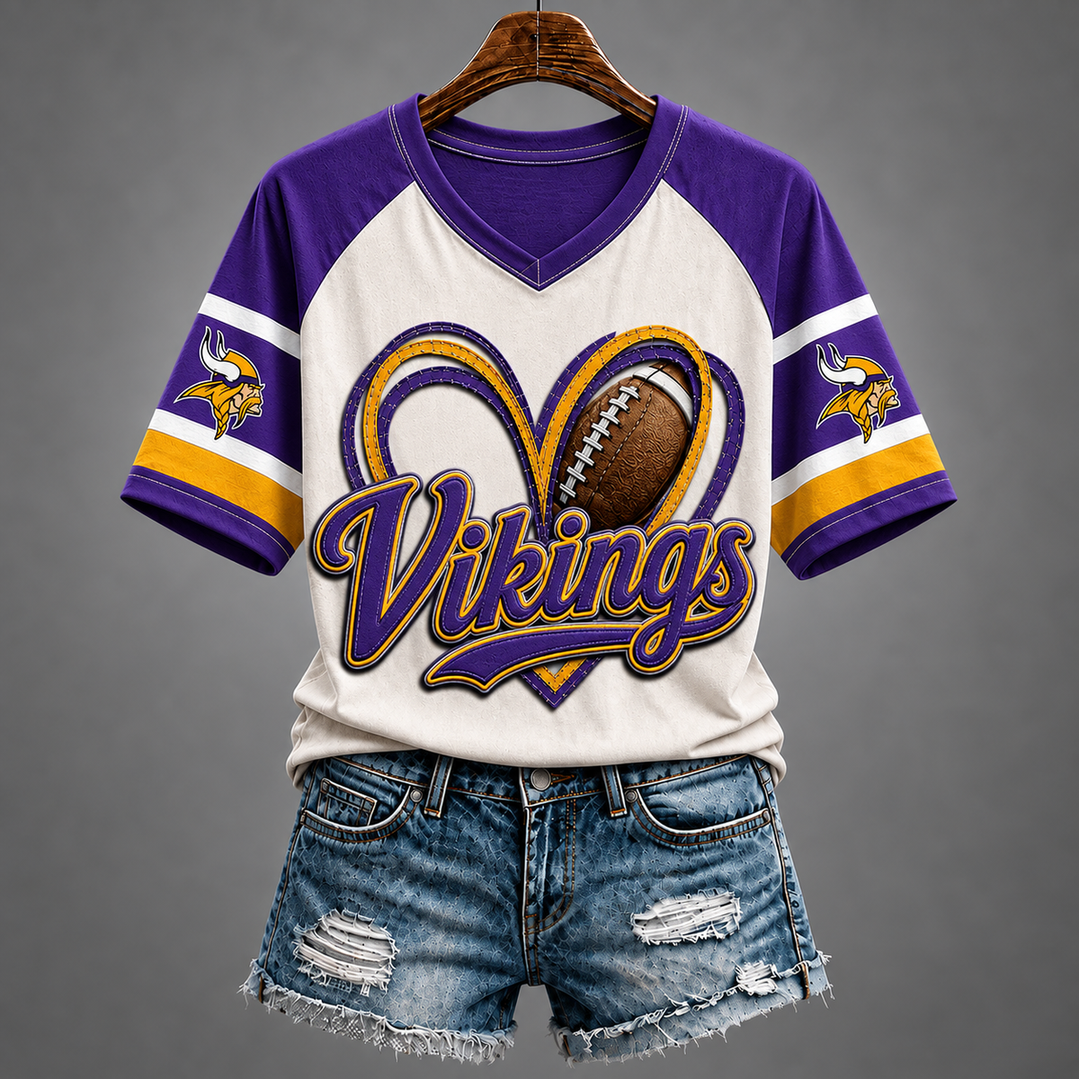 MV x Premium V-Neck Womenƒ??s Shirt