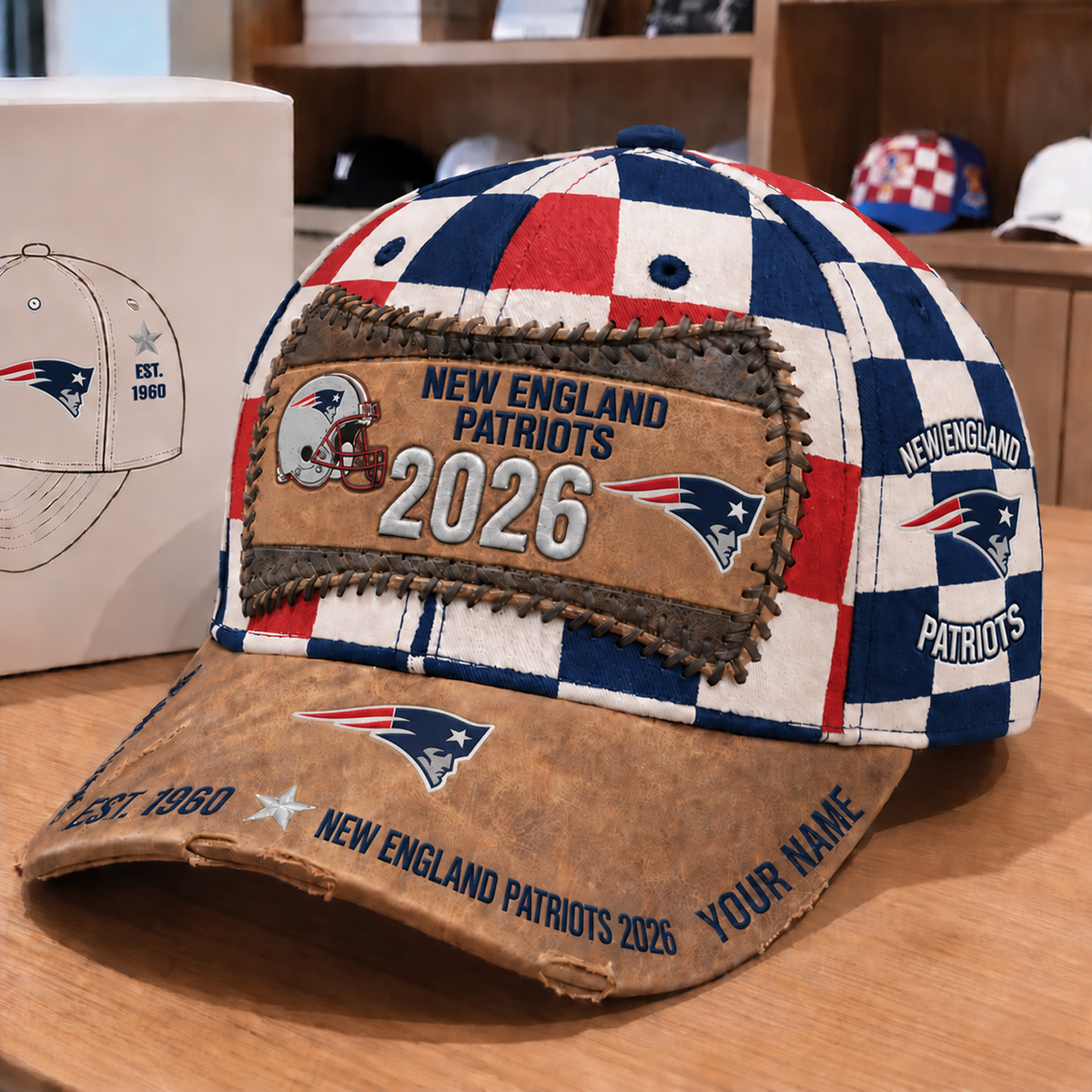 NE x NFL Vintage Casual Football Hat