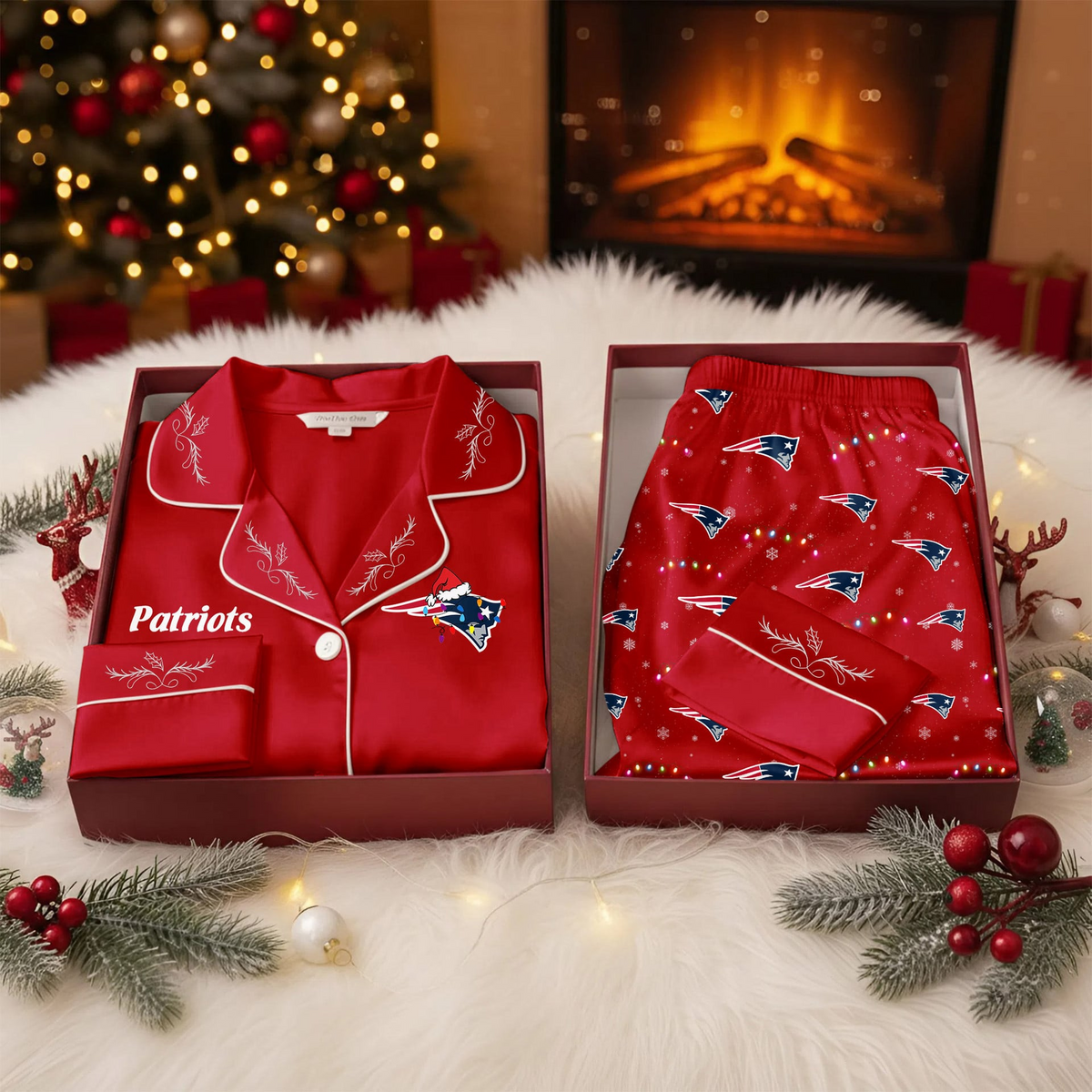 NEP Premium NFL Christmas Cozy Pajama
