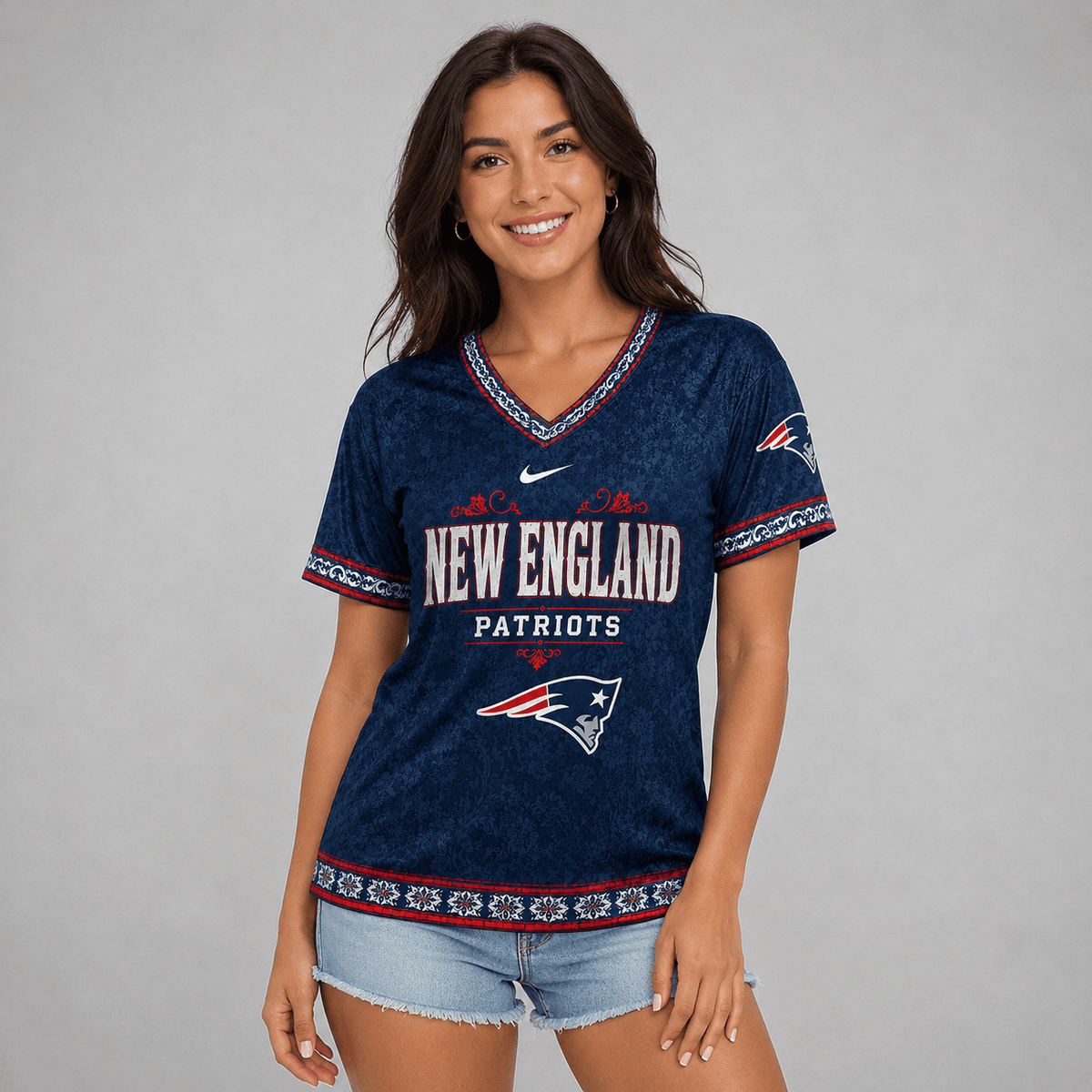 NEP Premium NFL Classic Floral Satin Shirt