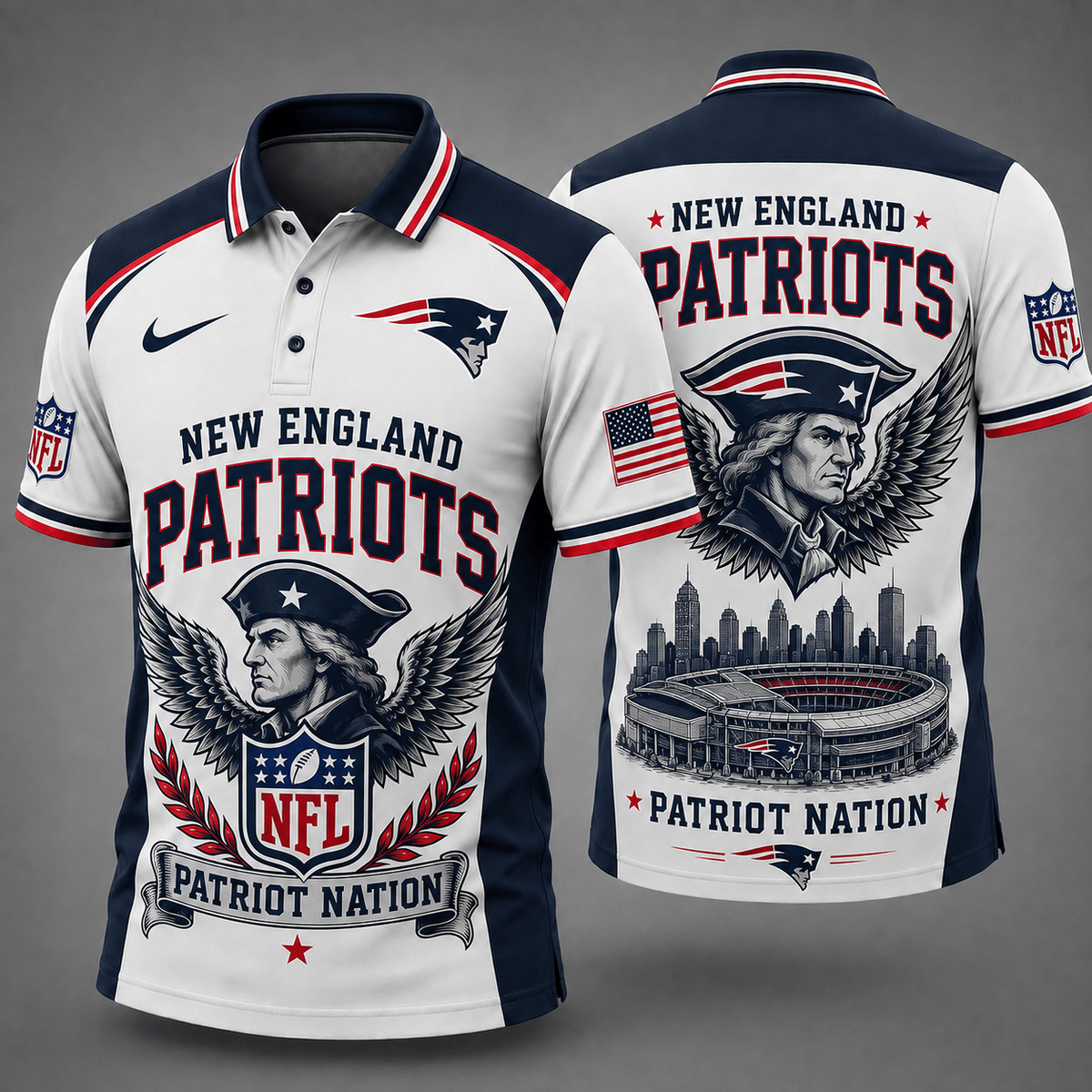 NEP Premium NFL Winged Pride Polo