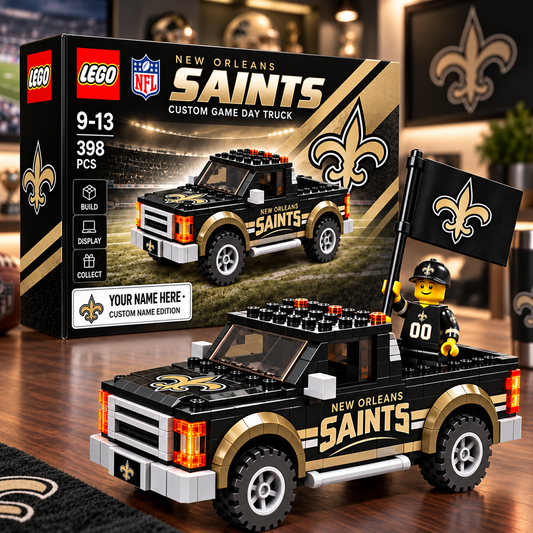 NO x NFL Building Blocks Truck Toy Set V2