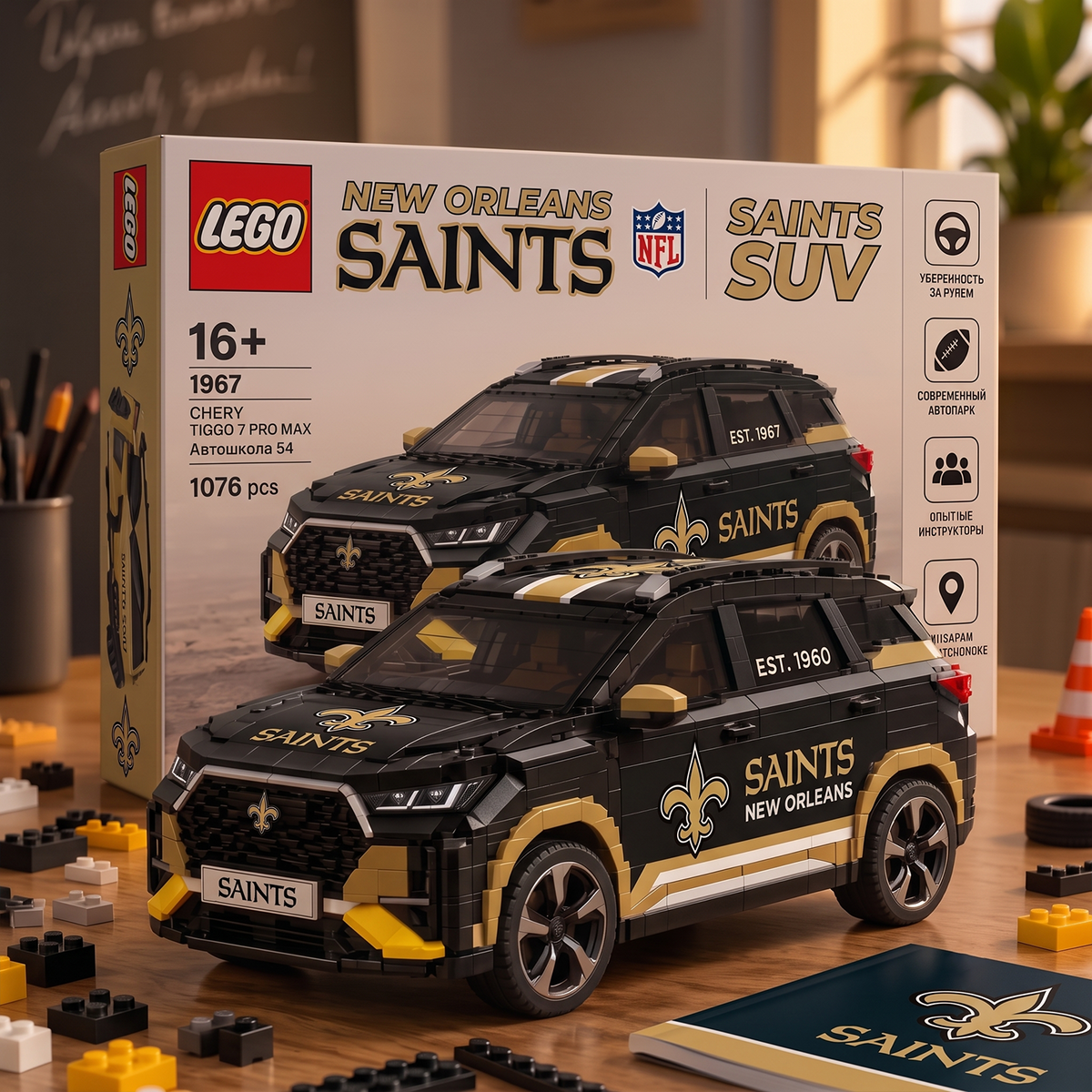 NO x NFL SUV Lego For Fan