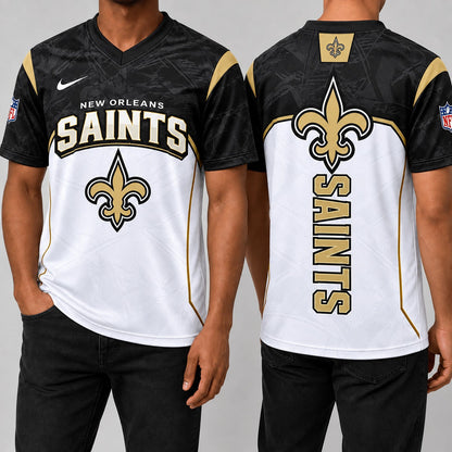 NOS Premium NFL Power Graphic 3D V-neck Shirt