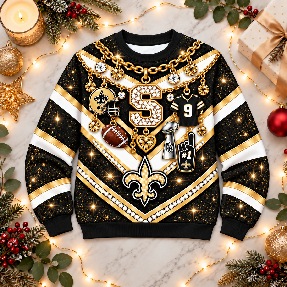 NOS x NFL Luxury Bling Sweatshirt