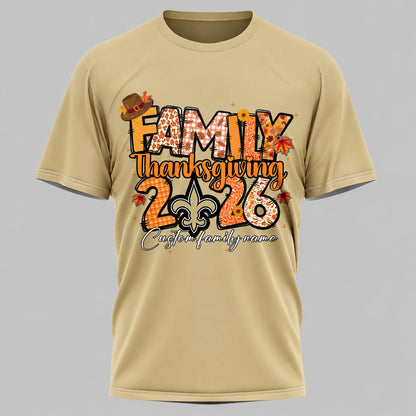 NOS x NFL Thanksgiving 3D Shirt