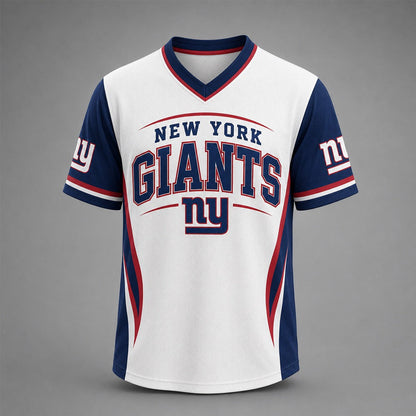 NYG Premium NFL Team Spirit V-Neck Jersey