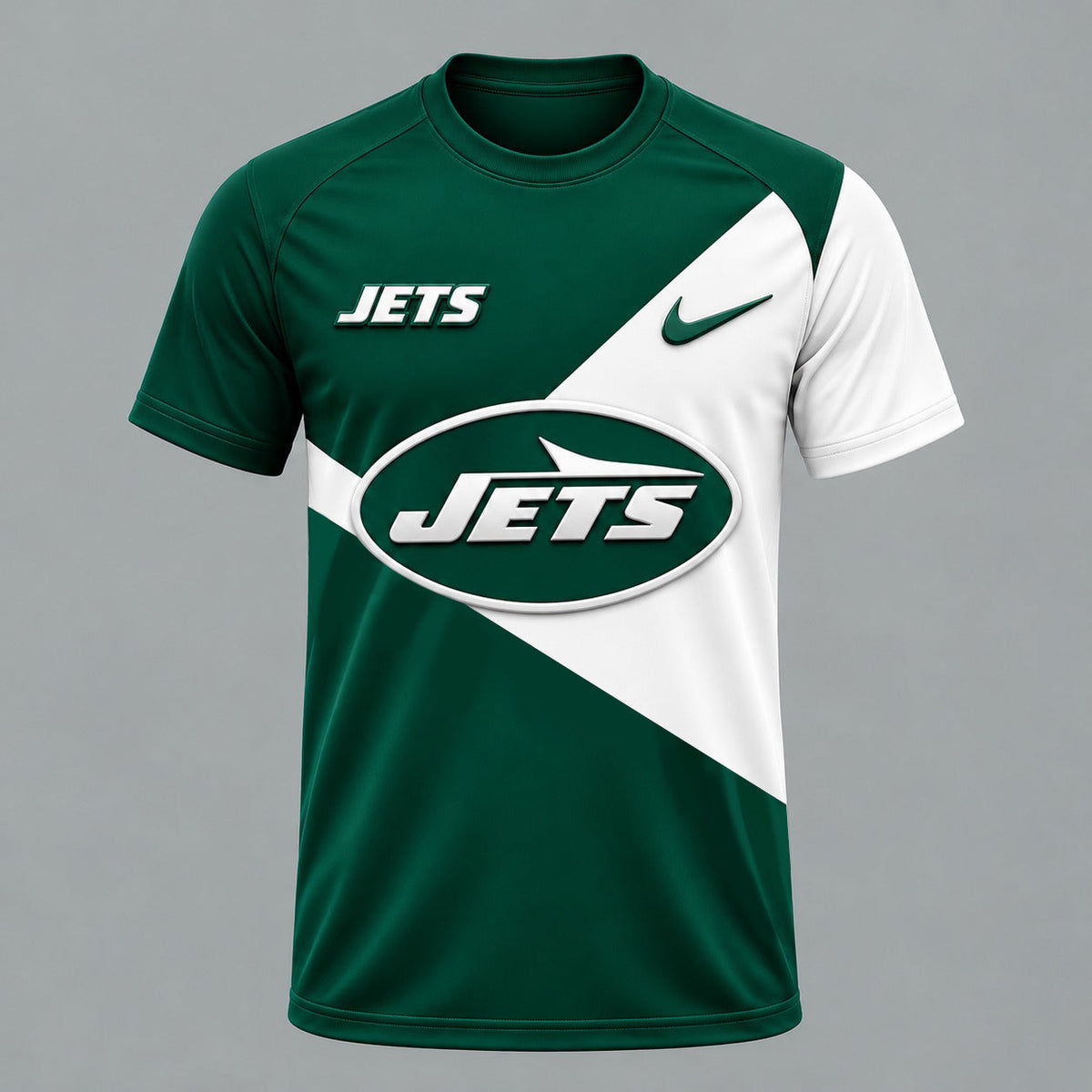 NYJ Premium Football T-shirt Over Print