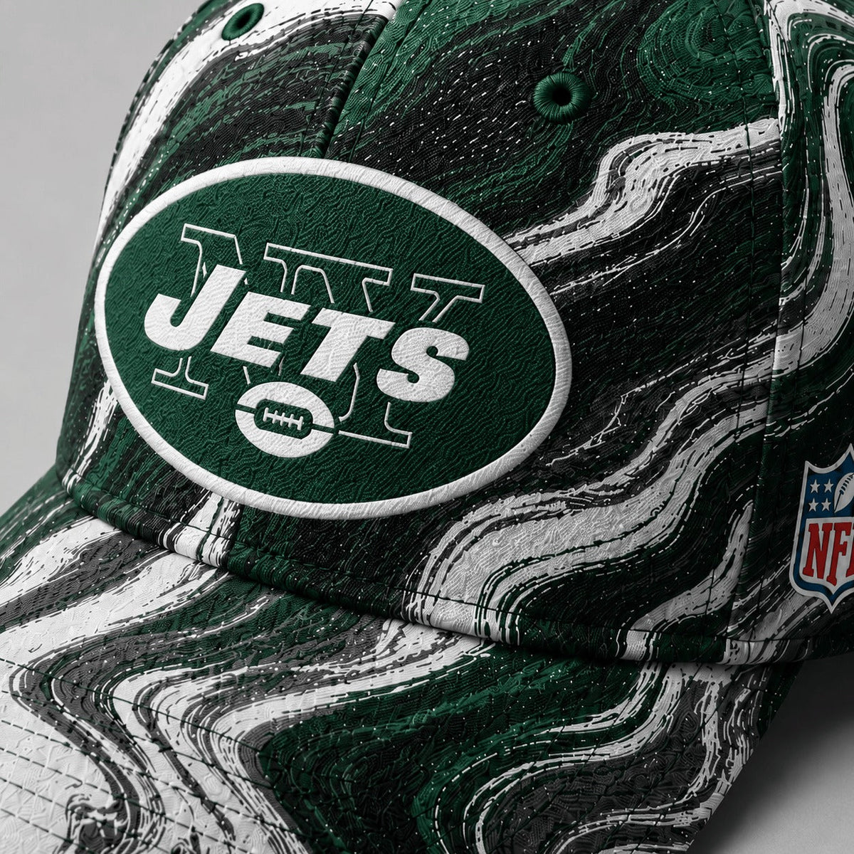 NYJ Premium NFL Artistic Flow Classic Cap