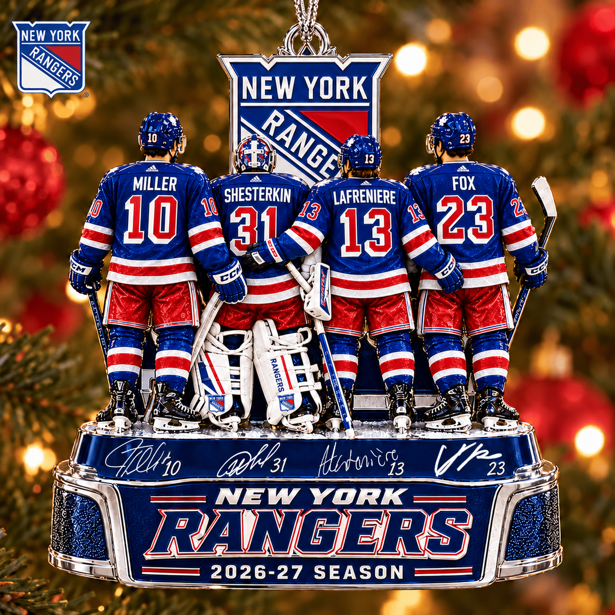 NYR x NHL Game Day Premium Personalized Acrylic Ornament Gift For Fan