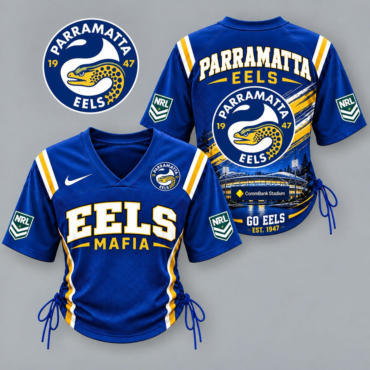 PE Premium EPL Game Day Women Lace-Up Jersey Shirt