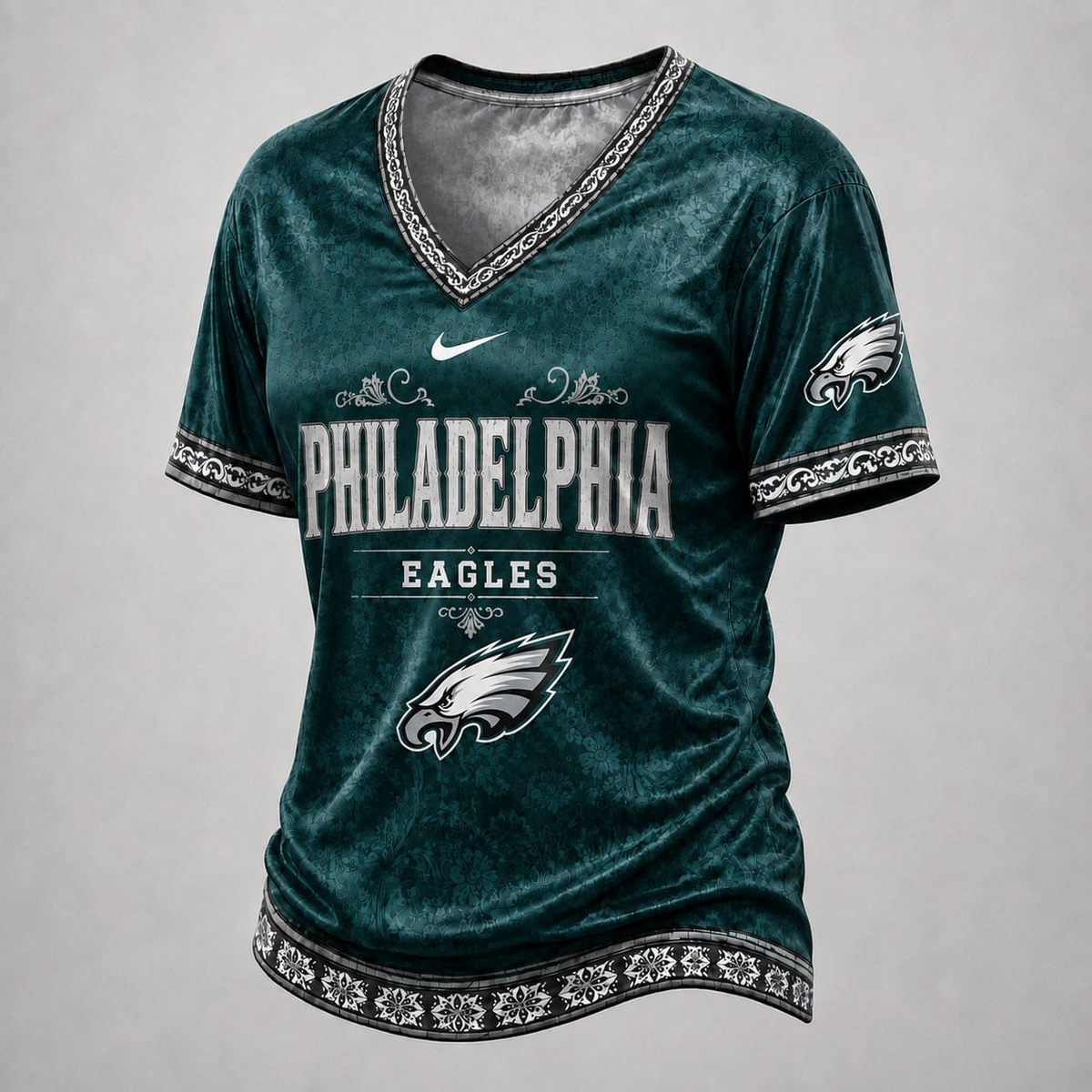 PE Premium NFL Classic Floral Satin Shirt