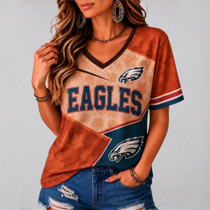 PE Premium NFL Fall Game Day V-Neck Shirt