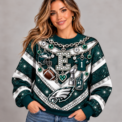 PE x NFL Luxury Bling Sweatshirt