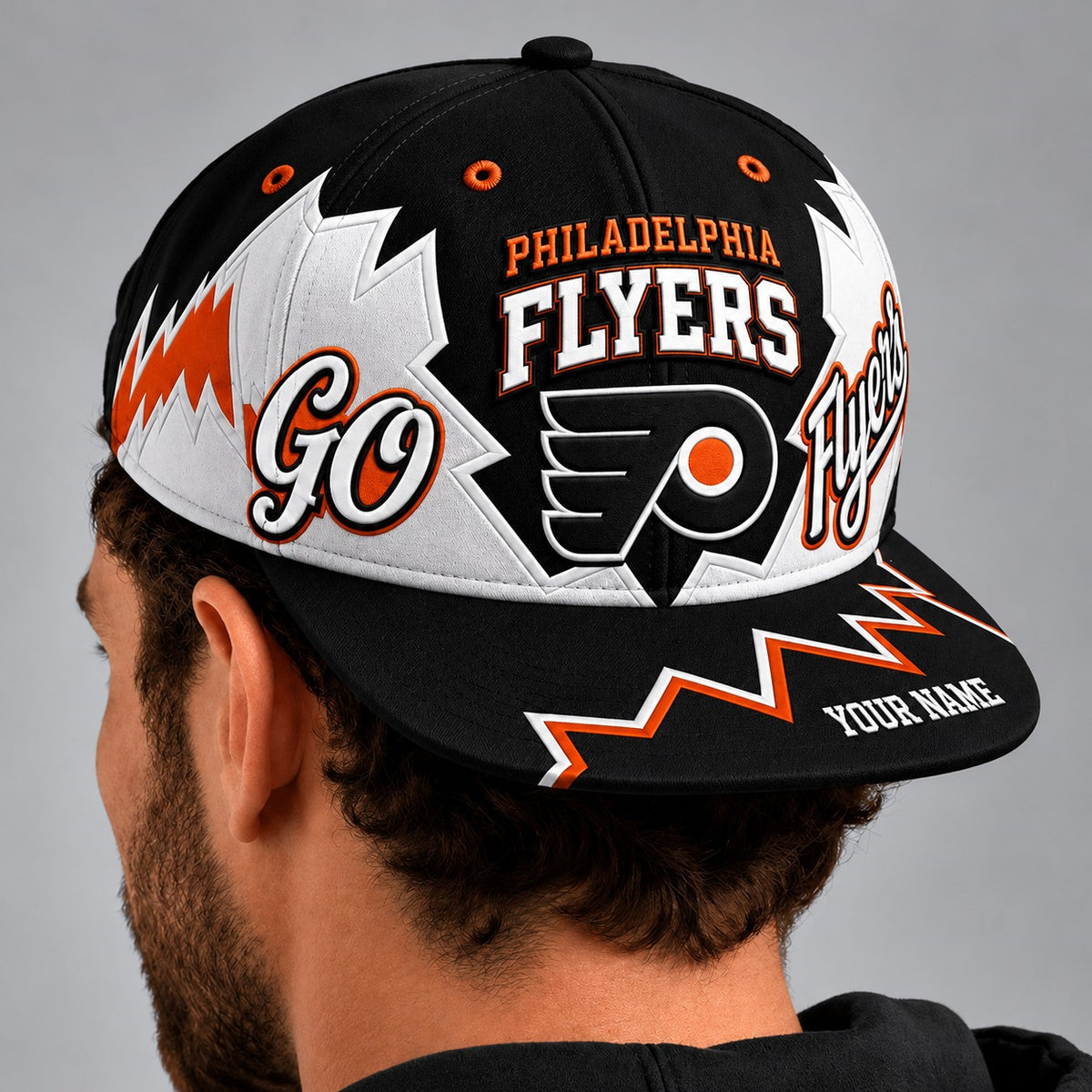 PF x NHL Premium Snapback Hat Personalized Gift For Fan Hockey Men Women