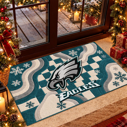 PHI x NFL Christmas Doormat