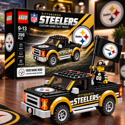PIT x NFL Building Blocks Truck Toy Set V2