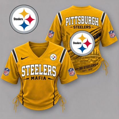 PS Premium NFL Game Day Women Lace-Up Jersey Shirt