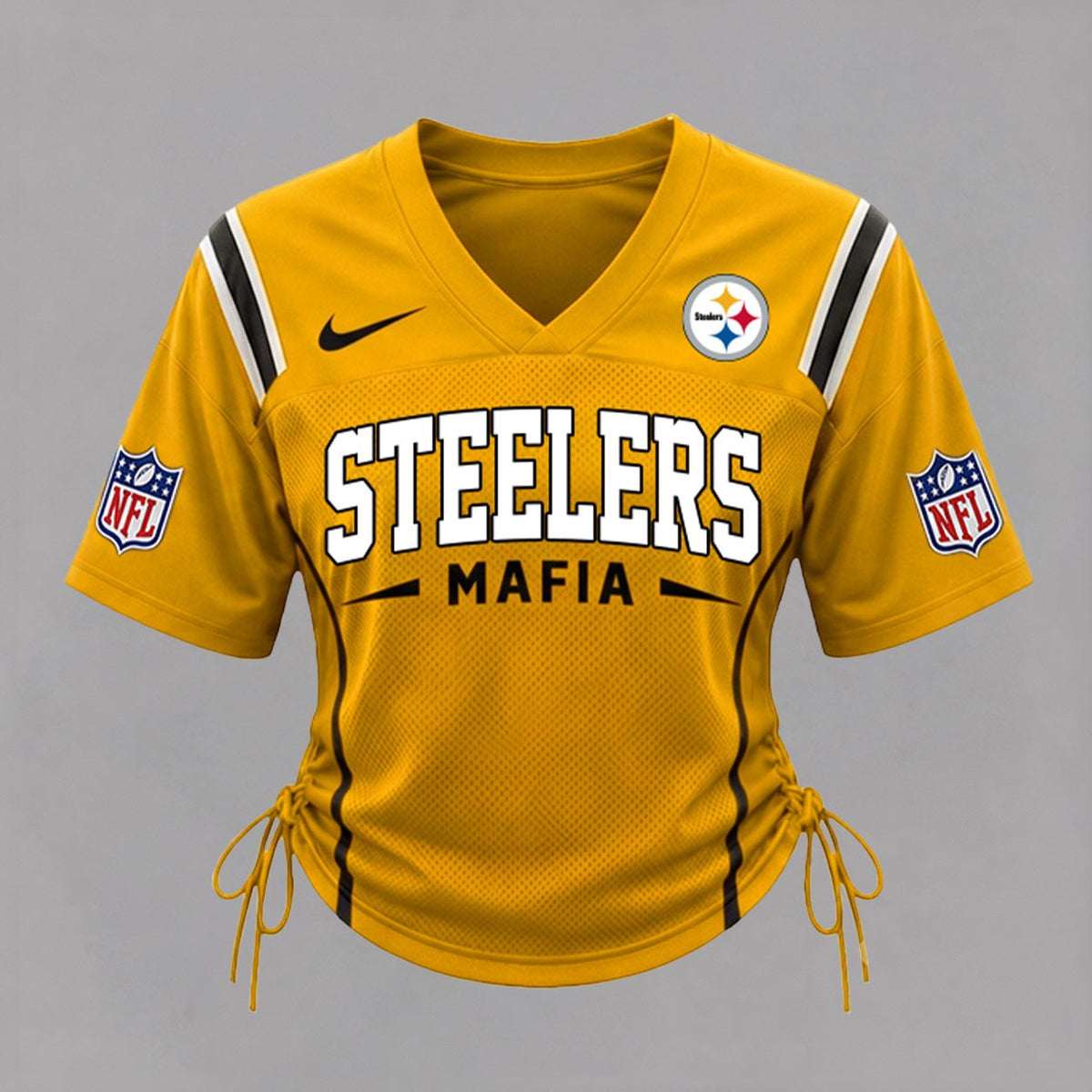 PS Premium NFL Game Day Women Lace-Up Jersey Shirt