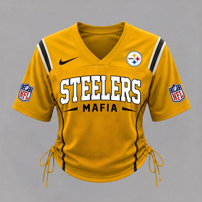 PS Premium NFL Game Day Women Lace-Up Jersey Shirt