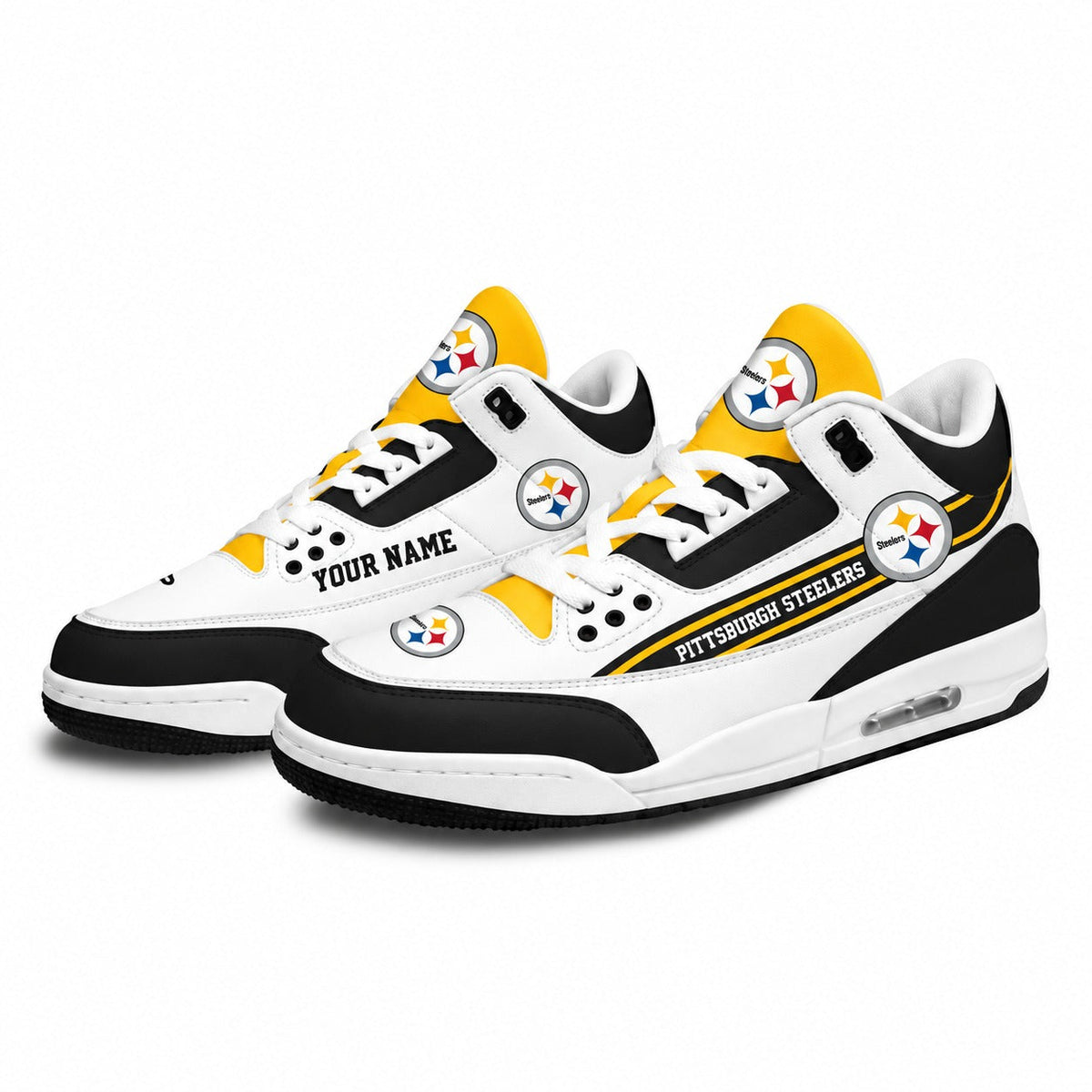 PS x NFL Basic White Genuine Leather JD03 Shoes Men and Women