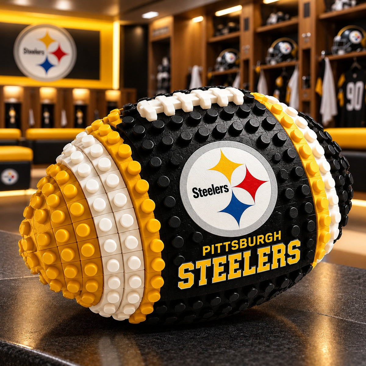PS x NFL Team Building Block Football Set