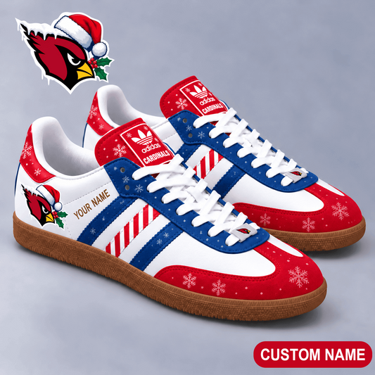 Premium NFL x ARI Merry Stripes Samba Shoes