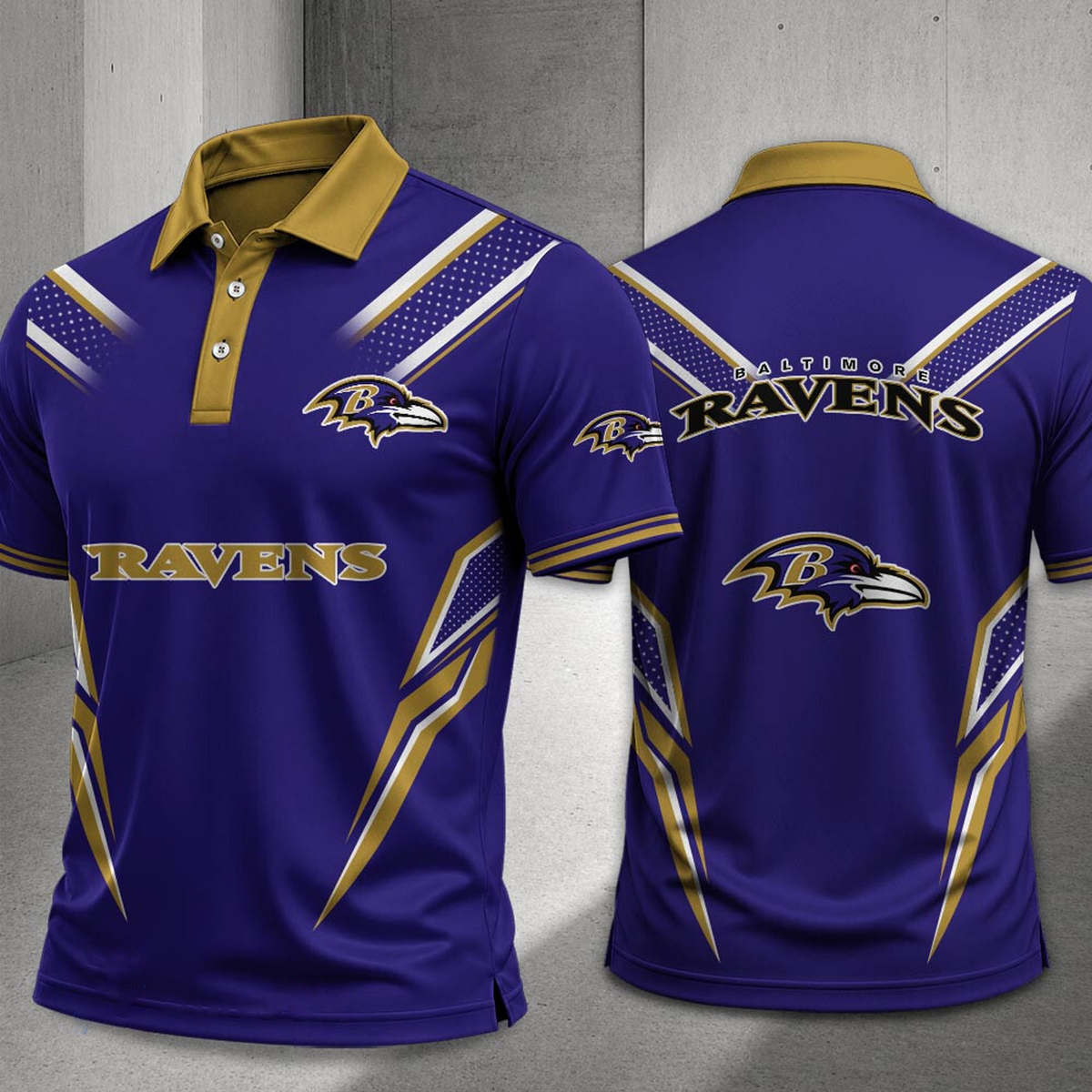 Premium NFL x BAL Polo Shirt