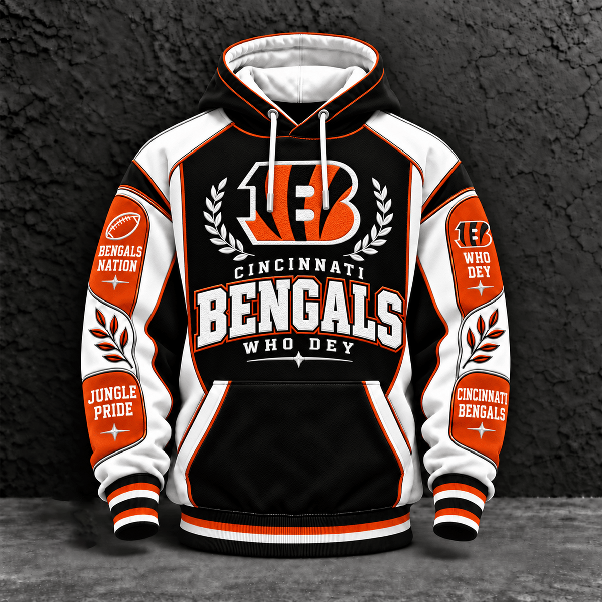 Premium NFL x CIN Pullover Hoodie