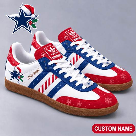 Premium NFL x DAL Merry Stripes Samba Shoes