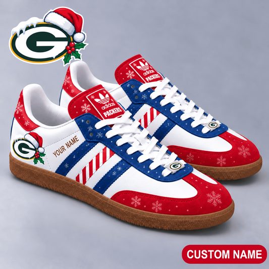 Premium NFL x GB Merry Stripes Samba Shoes