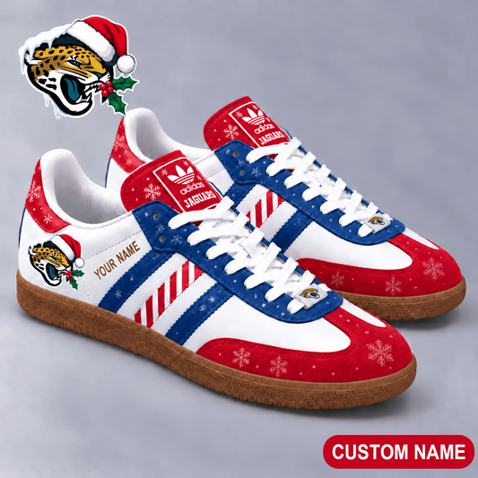 Premium NFL x JAX Merry Stripes Samba Shoes