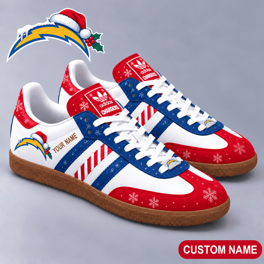 Premium NFL x LAC Merry Stripes Samba Shoes