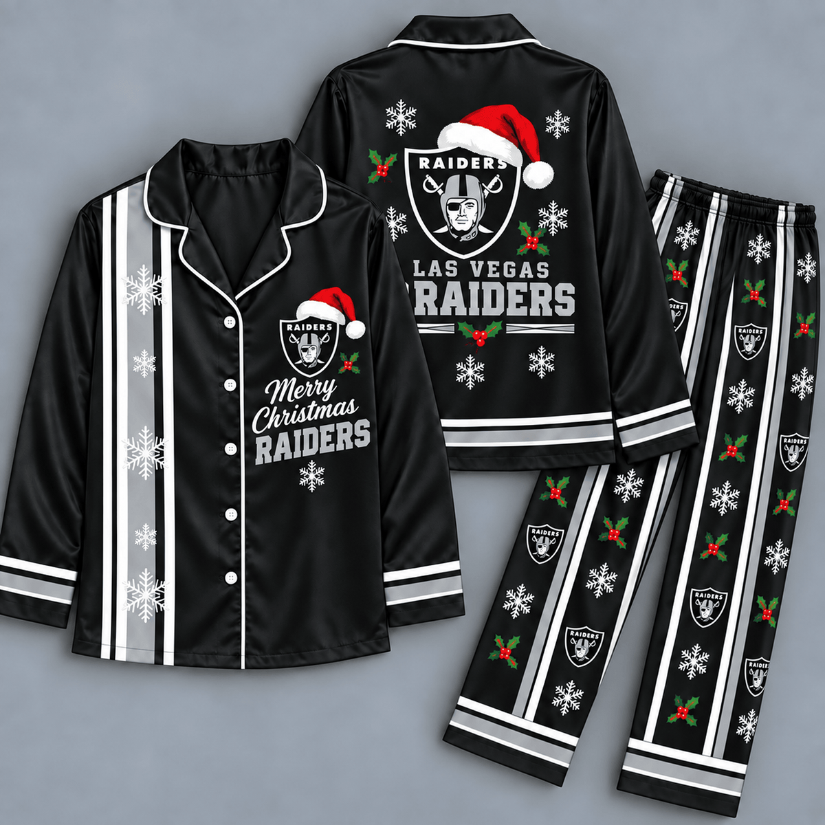 Premium NFL x LVR Merry Matchday Christmas Pajama Set