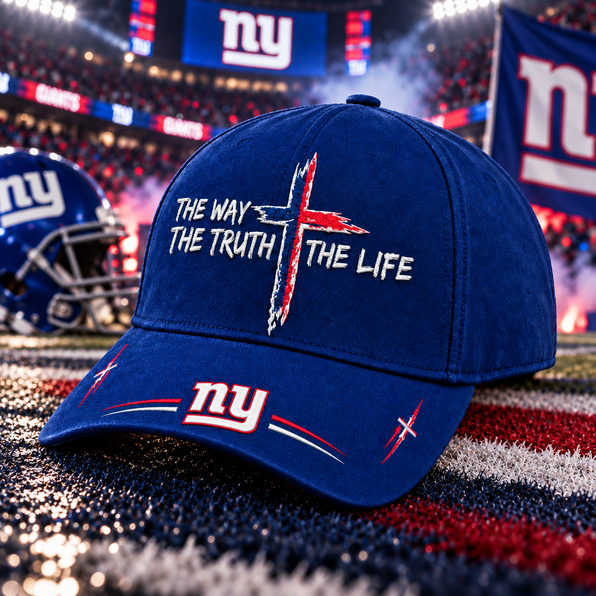Premium NFL x NYG The Way The Truth The Life Cap