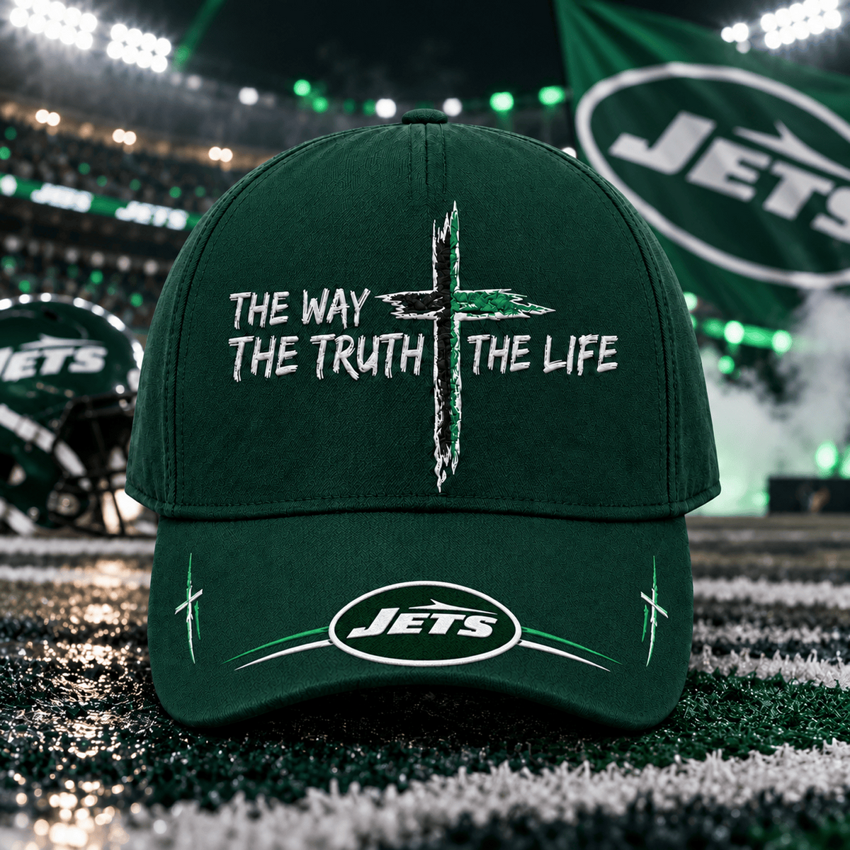 Premium NFL x NYJ The Way The Truth The Life Cap
