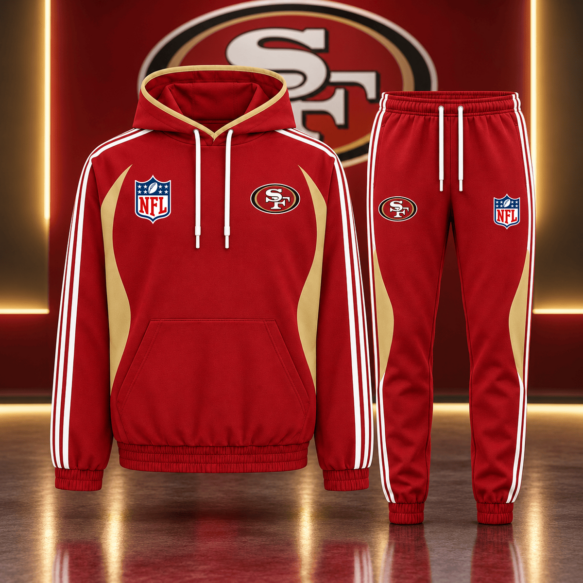 Premium NFL x SF Sideline Performance Hoodie & Jogger Set