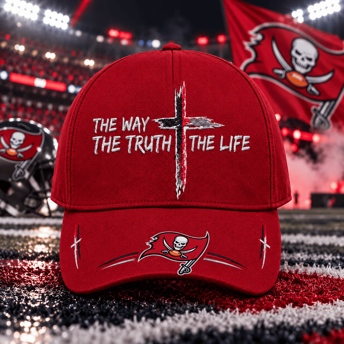 Premium NFL x TB The Way The Truth The Life Cap