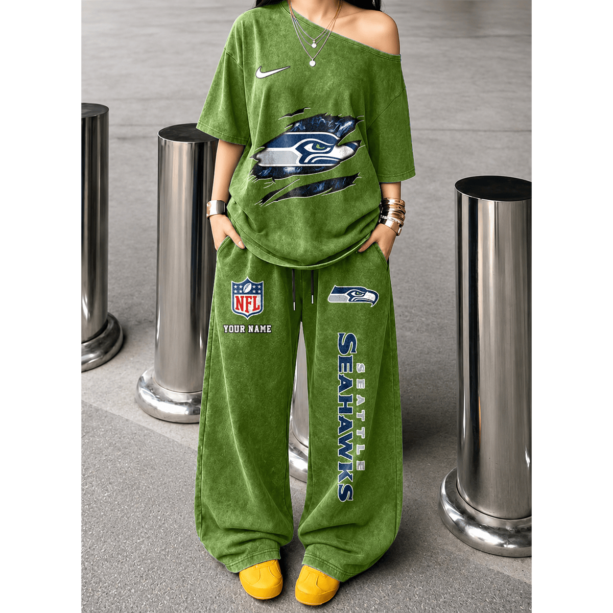 SEA x NFL Relaxed Fit Two Piece Sportswear Set