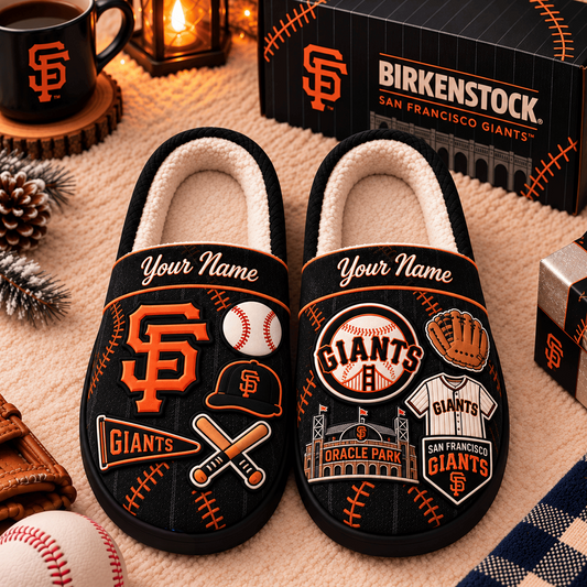 SF x MLB Game Day Personalized Name Slipper