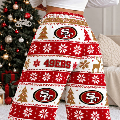 SF49 Premium NFL Christmas Casual Pants