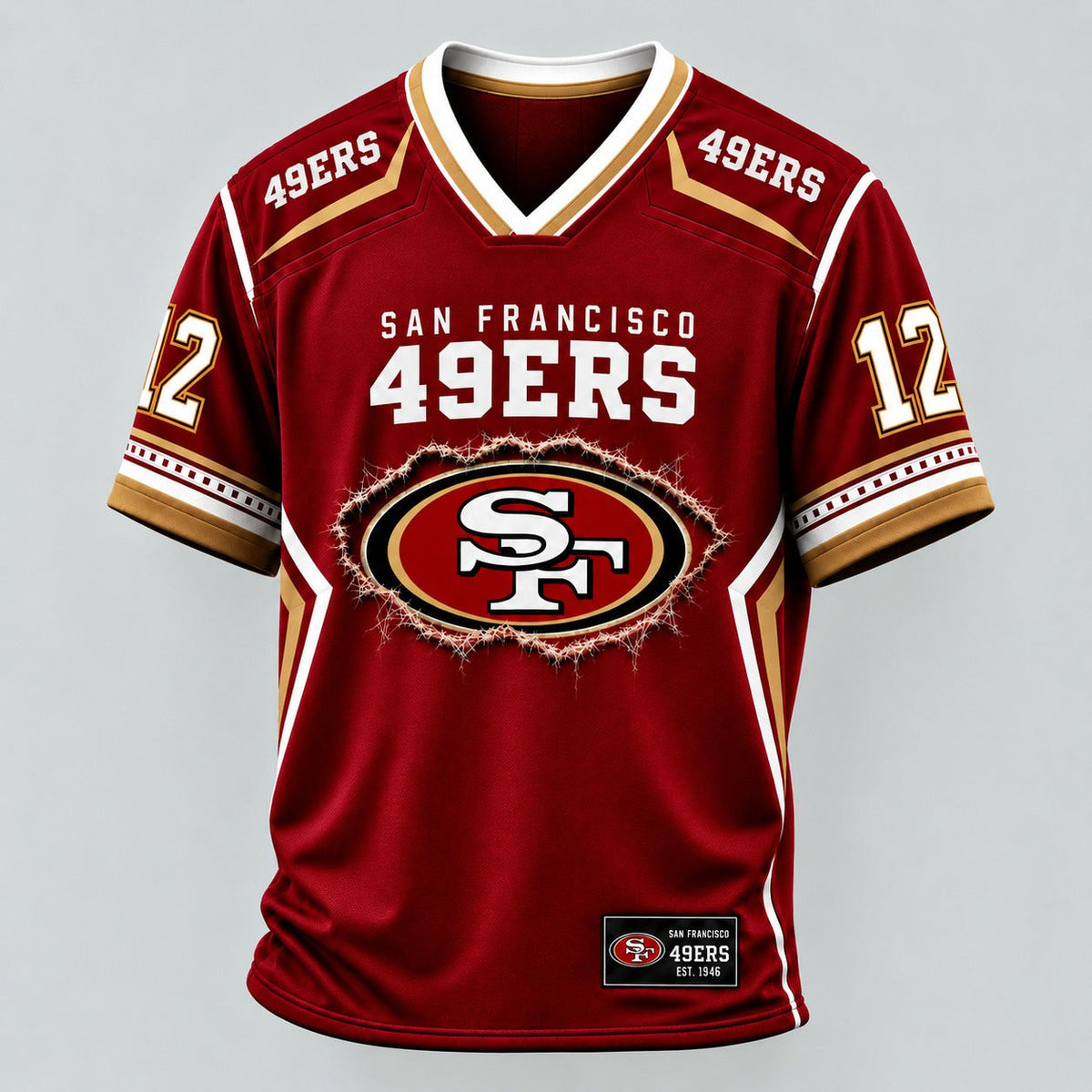 SF49 Premium NFL Jersey V2